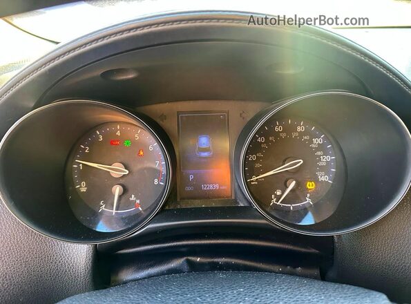 NMTKHMBX3JR020422 2018 TOYOTA C-HR Blue Widok zestawu wskaźników