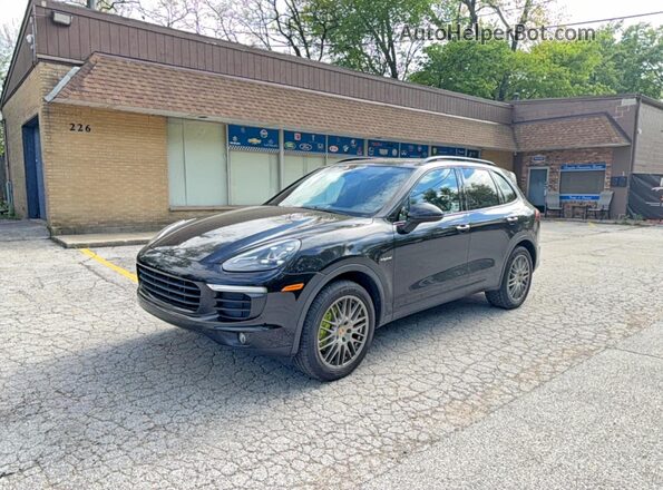 WP1AE2A29GLA17811 2016 PORSCHE CAYENNE Black უკანა მარჯვენა