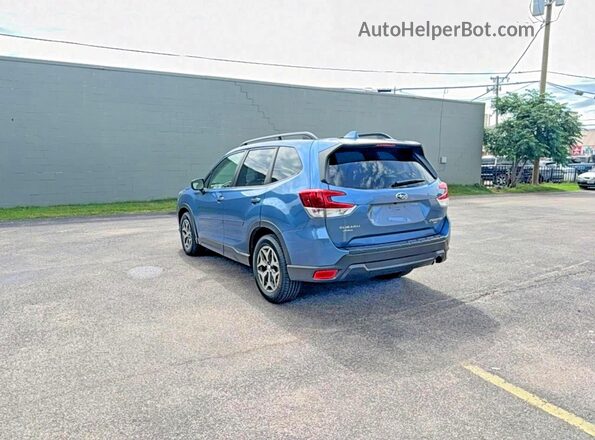 JF2SKAJC0LH417207 2020 SUBARU FORESTER Blue Передня права чверть