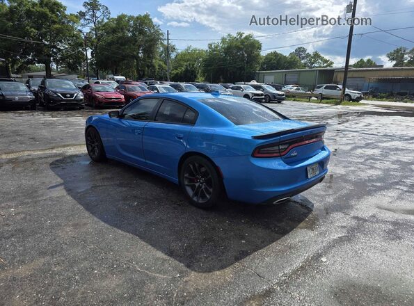 2C3CDXBG7PH561732 2023 DODGE CHARGER Синий Передняя правая четверть