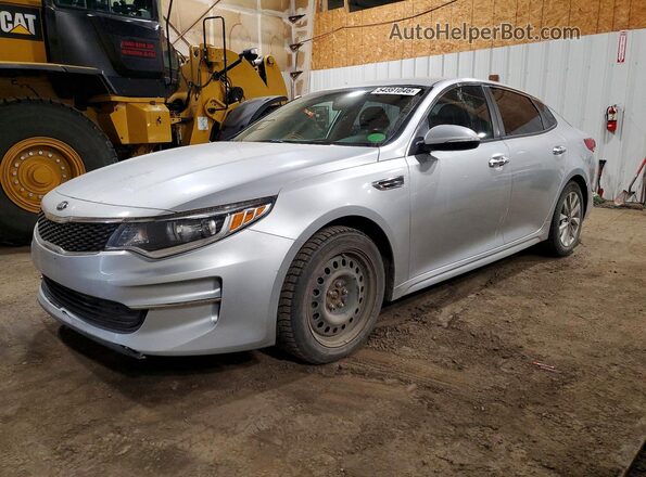 5XXGT4L39GG045112 2016 KIA OPTIMA Серебряный Передняя левая четверть