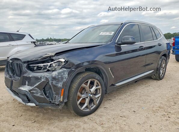 WBX47DP07RN252373 2024 BMW X3 Угольный Передняя левая четверть