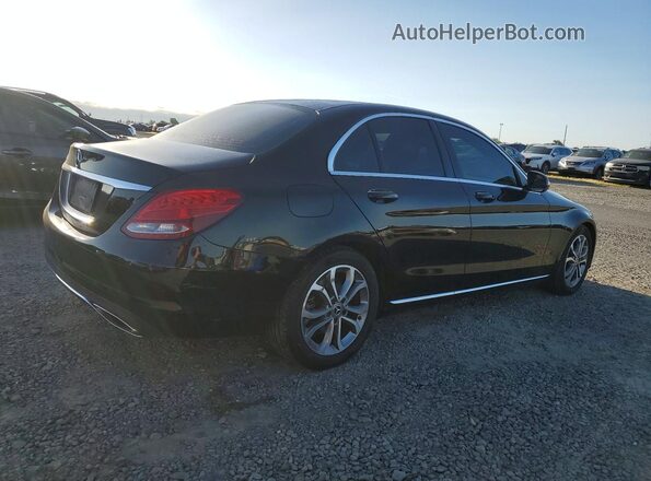 55SWF4JB9JU239113 2018 MERCEDES-BENZ C Black Front right