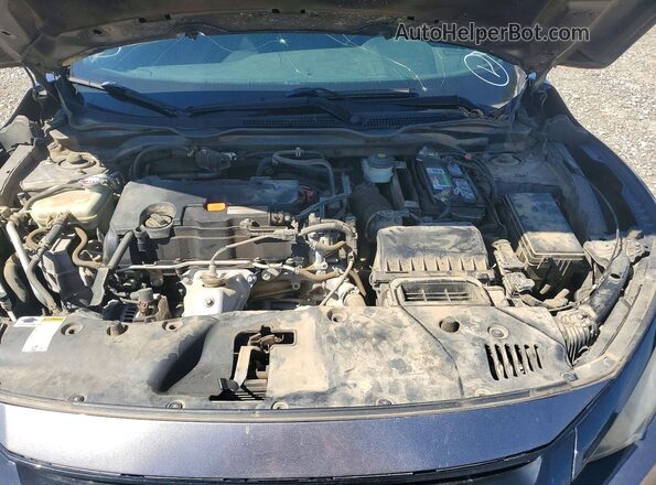 19XFC2F81KE037546 2019 HONDA CIVIC Gray Вид підкапотного простору