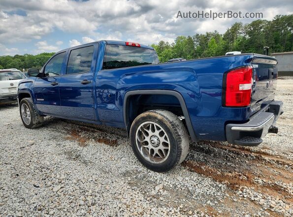 3GTU2LEC9JG100434 2018 GMC SIERRA Синий Задняя правая четверть