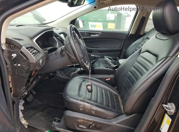2FMPK3J99LBA58064 2020 FORD EDGE Черный Вид панели приборов
