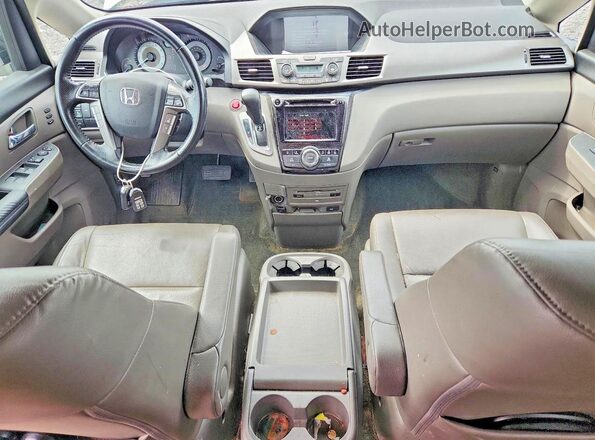 5FNRL5H97GB031529 2016 HONDA ODYSSEY Белый Вид щитка приборов