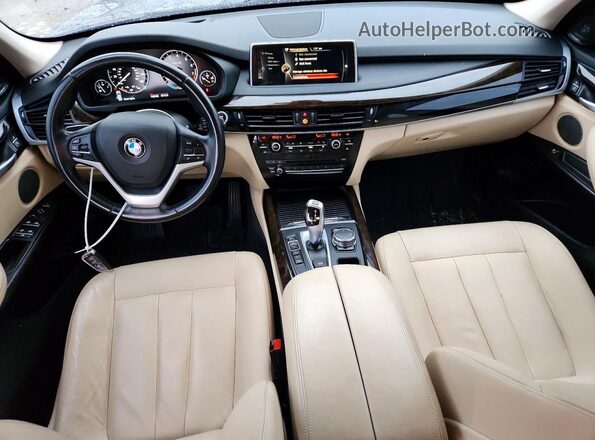 5UXKR0C5XG0P30190 2016 BMW X5 Черный Вид щитка приборов