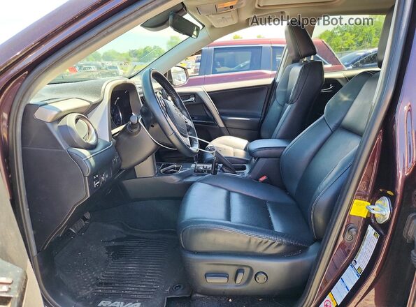 2T3DFREV2JW835393 2018 TOYOTA RAV4 Burgundy Vista del salpicadero
