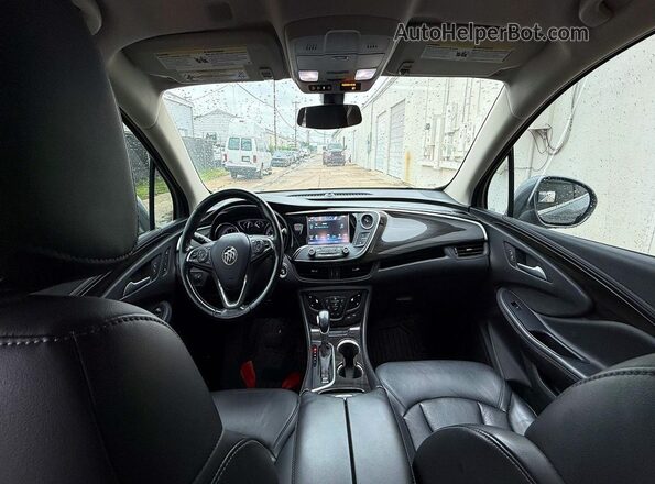 LRBFXCSAXLD155972 2020 BUICK ENVISION Gray Vista de los asientos traseros