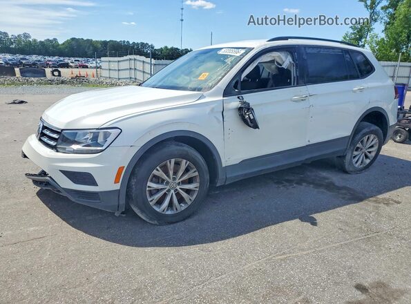 3VV1B7AX8LM154610 2020 VOLKSWAGEN TIGUAN Белый Передняя левая четверть