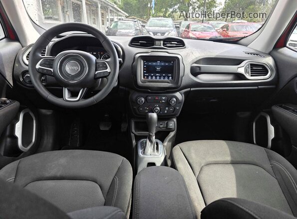 ZACNJCAB5MPM32715 2021 JEEP RENEGADE Red Vista de los asientos traseros