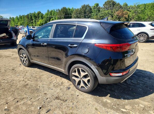 KNDPRCA65H7093349 2017 KIA SPORTAGE Черный Задняя правая четверть