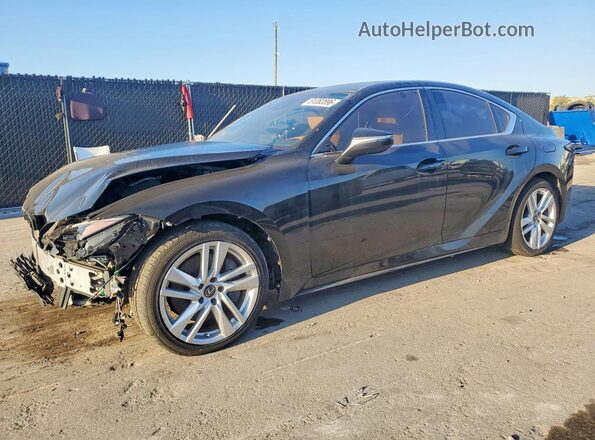 JTHAA1D22M5111935 2021 LEXUS IS Черный Передняя левая четверть