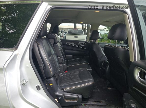 5N1DL0MMXJC513340 2018 INFINITI QX60 Серебряный Вид салона спереди
