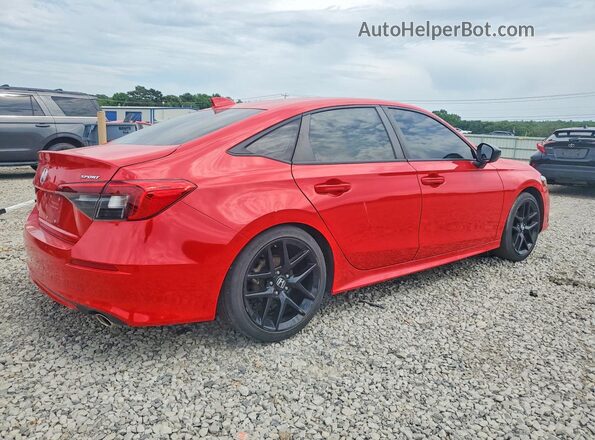 2HGFE2F56NH580532 2022 HONDA CIVIC Red Передня права чверть