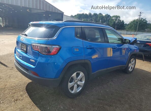 3C4NJCBB3MT604752 2021 JEEP COMPASS Blue Przód prawy