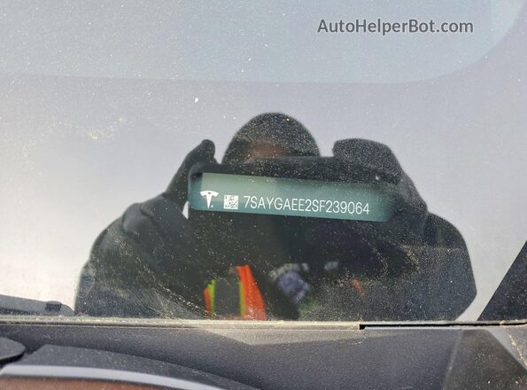 7SAYGAEE2SF239064 2025 TESLA MODEL Черный Вид наклейки с VIN-кодом
