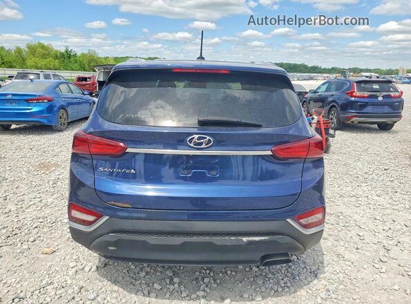 5NMS23AD5KH106937 2019 HYUNDAI SANTA Blue Vista interior delantera