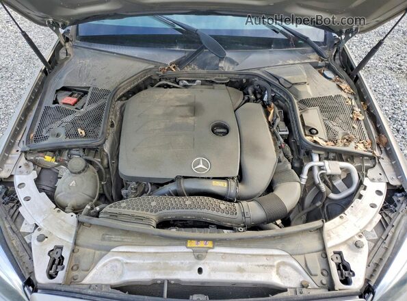55SWF8EB0KU301386 2019 MERCEDES-BENZ C Gray Engine compartment view