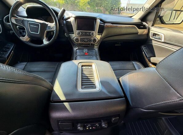 1GKS2HKJ3GR301508 2016 GMC YUKON Black Widok tylnych siedzeń