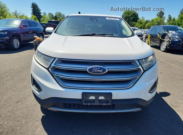 2FMPK4J99JBC61071 2018 FORD EDGE Белый Вид сзади