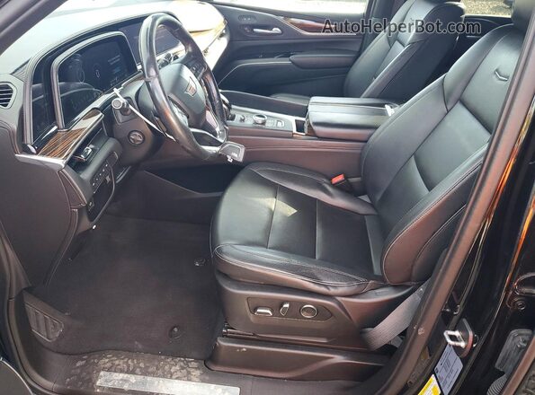1GYS4AKLXMR325132 2021 CADILLAC ESCALADE Черный Вид панели приборов