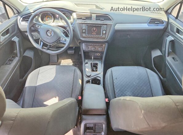 3VV0B7AX5KM046441 2019 VOLKSWAGEN TIGUAN White Вид щитка приладів