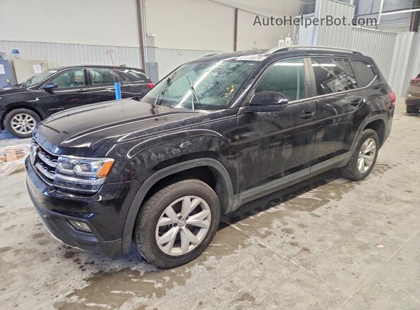 1V2UR2CAXKC581711 2019 VOLKSWAGEN ATLAS Black Przód lewy