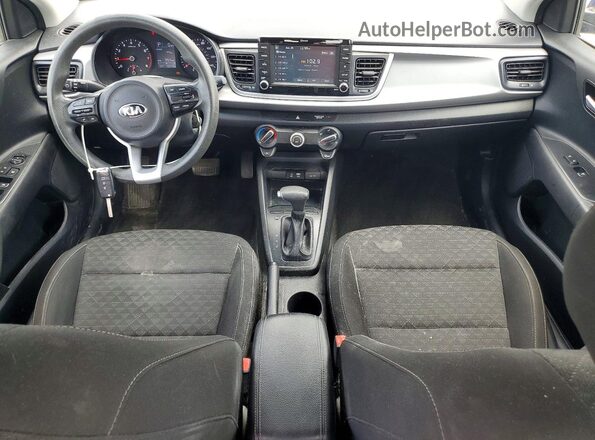 3KPA24ADXLE321921 2020 KIA RIO Синий Вид щитка приборов