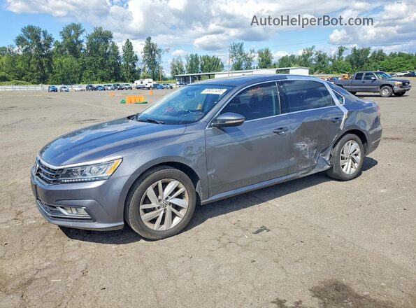1VWBA7A30JC010029 2018 VOLKSWAGEN PASSAT Gray წინა მარცხენა ხედი სამი მეოთხედიდან