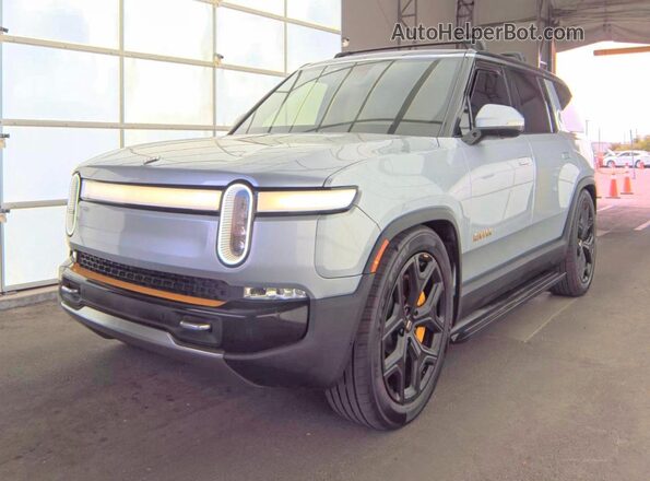 7PDSGABA4PN019950 2023 RIVIAN R1S Серый Задняя правая четверть