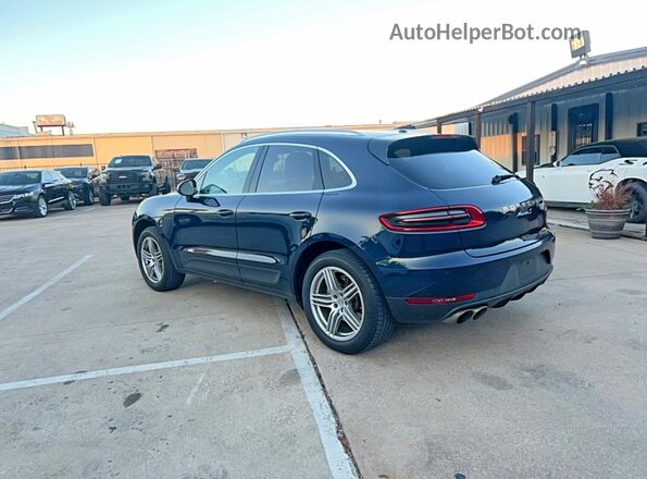 WP1AB2A5XJLB34419 2018 PORSCHE MACAN Синий Передняя правая четверть