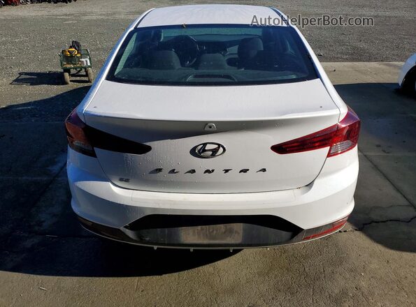 5NPD74LF2LH603723 2020 HYUNDAI ELANTRA White Widok wnętrza z przodu