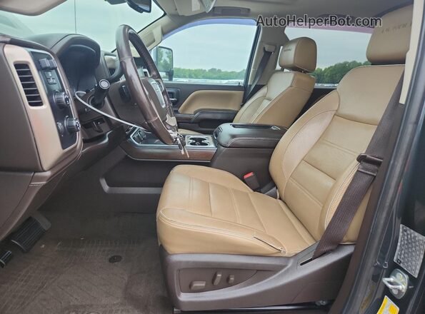 1GT42YEYXJF130861 2018 GMC SIERRA Черный Вид панели приборов