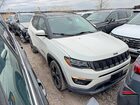 2018 Jeep Compass Latitude Белый vin: 3C4NJCBB0JT318823