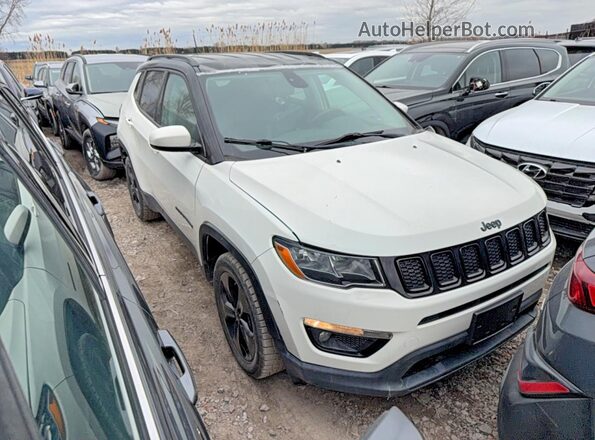 3C4NJCBB0JT318823 2018 JEEP COMPASS Белый Передняя левая четверть