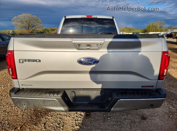 1FTEX1EP7GFB66715 2016 FORD F150 Silver Вид салону спереду