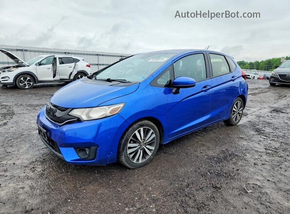 JHMGK5H79GS015729 2016 HONDA FIT Blue Առջևի ձախ երեք քառորդ տեսարան