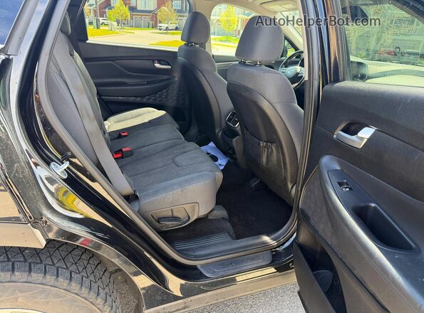 5NMS2CAD1KH051421 2019 HYUNDAI SANTA Черный Вид салона спереди