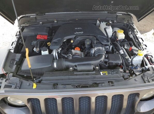 1C4HJXDG9KW538602 2019 JEEP WRANGLER Серый Вид подкапотного пространства