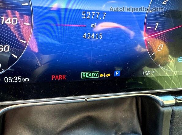 W1K6G7GB0MA054703 2021 MERCEDES-BENZ S Черный Вид щитка приборов