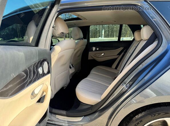 WDDZH6GB9HA239374 2017 MERCEDES-BENZ E Gray Widok zestawu wskaźników