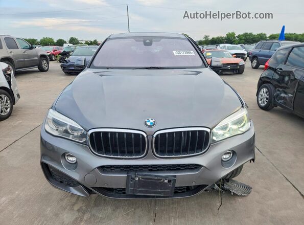 5UXKU0C59K0S97436 2019 BMW X6 Серый Вид сзади