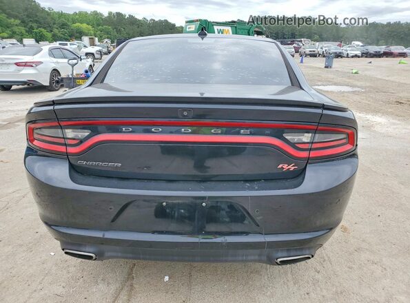 2C3CDXCT0JH233491 2018 DODGE CHARGER Черный Вид салона спереди