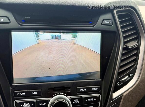 KM8SRDHFXGU137511 2016 HYUNDAI SANTA Черный Вид подкапотного пространства