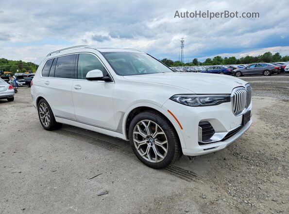 5UXCW2C57KL089743 2019 BMW X7 White Widok z przodu