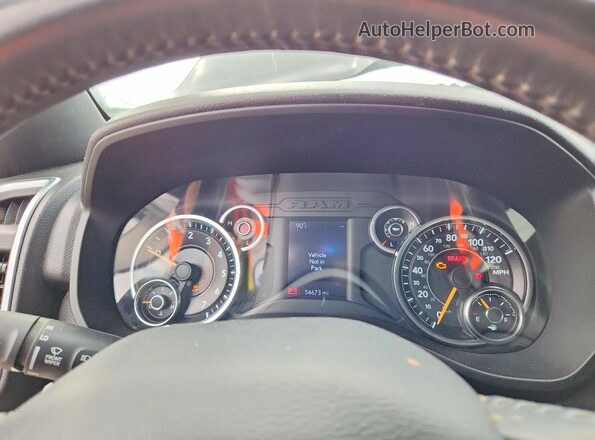 1C6RRFFGXMN605759 2021 RAM 1500 Black Vista de los asientos traseros