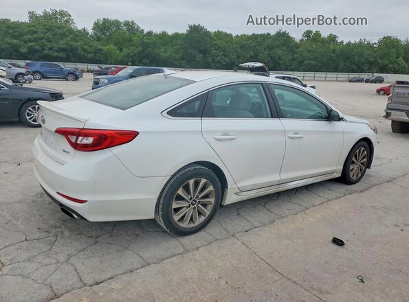 5NPE34AF2HH565890 2017 HYUNDAI SONATA White Przód prawy
