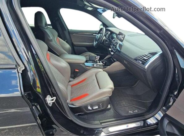 5YMUJ0C01L9B30048 2020 BMW X4 Black Widok z tyłu